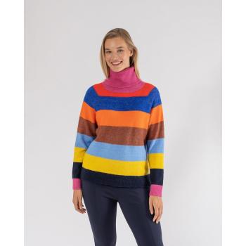 Camisón Rayado de Mujer Manga Larga