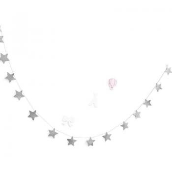 Pastel Star Garland for Kids' Rooms