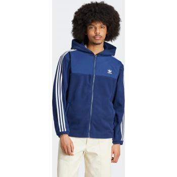 Felpa Adidas Originals 3 Stripes Teddy Fleece Blu S