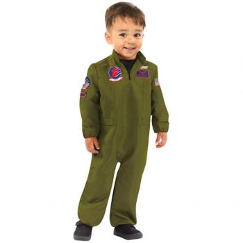 Top Gun Baby und Kleinkinder Kostüm grün