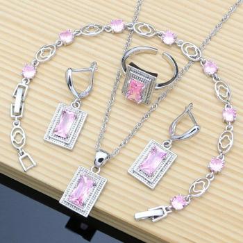 Conjunto de joyería de plata 925 con piedra de nacimiento