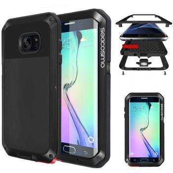 SeacoMo Galaxy S6 Edge Cover – Protezione Inox 2‑Strato