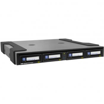 TANDBERG RDX QuikStation 4 RM 16 TB Kitted – 4‑Satz, 2‑Port Ethernet, 1U-Unit