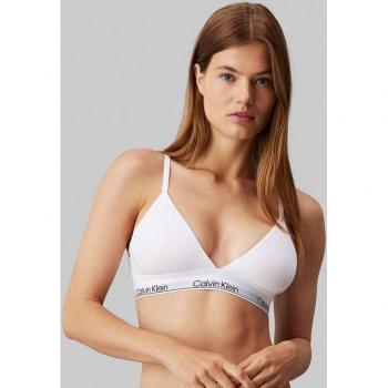 Brassière Triangle Calvin Klein Modern Cotton Blanc Noir L