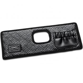 Honda Custom Leather Glove Box Guard for N-BOX/JF3 JF4, Monogram DAD Garçon, Black