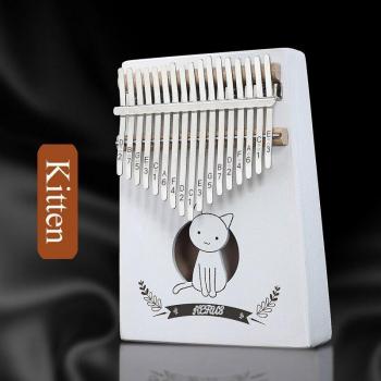 Mini Mahogany Kalimba with 17 Keys