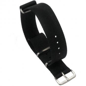 Correa Universal de Nylon 20mm en Color Negro