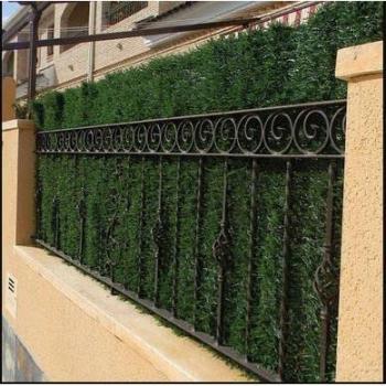 Haie décorative 2x3 m à feuilles de lierre, protection paysagère 95 %