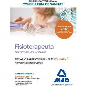 Gobernante/a de las instituciones sanitarias de la conselleria de sanitat de la generalitat valenciana. Temario parte común.