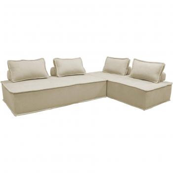 SofaHeat Duo – Tissu Capitonné Beige