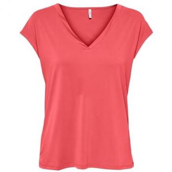 Only T‑Shirt Free 15287041 Rosa Regular Fit – Modello Femminile