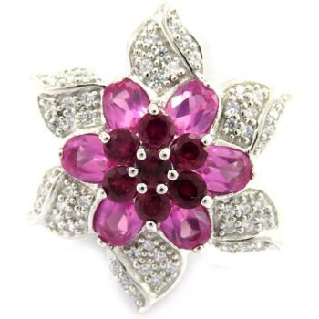 Brillo Rosa Plata Fleur
