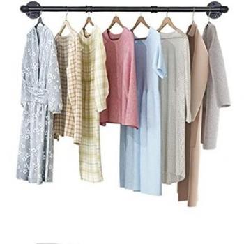 Wall Mounted Industrial Pipe Clothes Rail