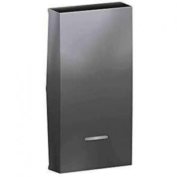 Basculador de Tecla 1 Módulo con Visor Aluminio Schneider Electric NU910030N