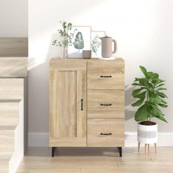 Sonoma Roble Sonoma 69,5x34x90 cm madera multicapa