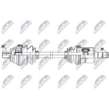 Seitenwelle NTY NPW-VW-052