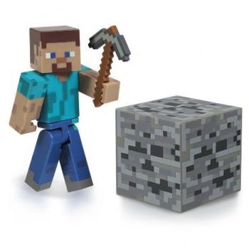 Minecraft Steve 3-Inch Action Playset