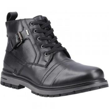 Botas de cuero negro para hombre POD Eros 10 UK