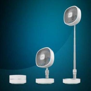 Energysilence 1000 FoldAir – Ventilador Plegable, 8000 mAh, Blanco