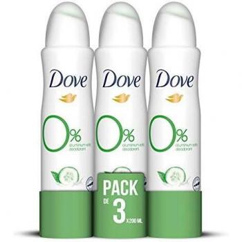 Dove Deo Spray Frische Gurke 0% – 150 ml, feuchtigkeitsspendend für Damen & Herren