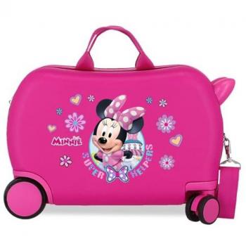 Disney Minnie Helpers: Maleta Compacta 24L con Ruedas Giratorias