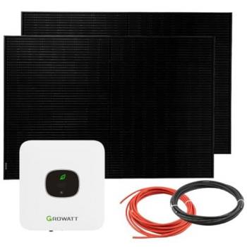 Kit Fotovoltaico Balcón 800 W Growatt MIC‑800