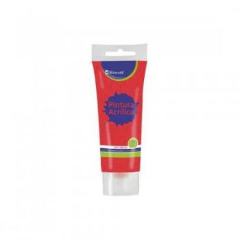 Vernice Acrilica Glitter Rossa in Bottiglia 75ml