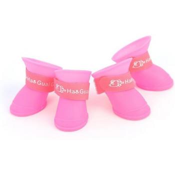 4pcs Waterproof Pet Rain Boots