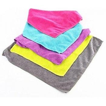 Lot de 5 Chiffons Microfibre 38 x 38 cm