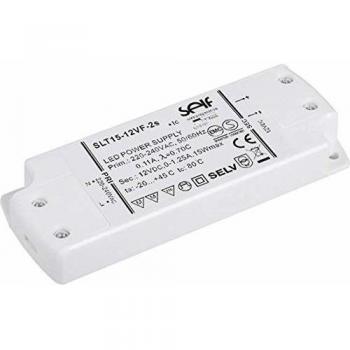 SLT15‑12VF‑2S LED Driver (Self Electronics) – 12 V, 15 W, Surge Protection
