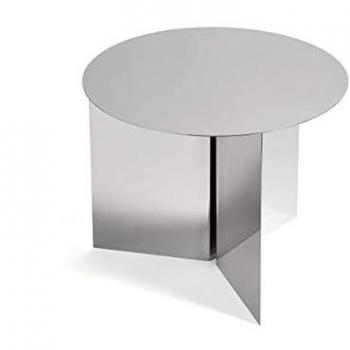 Table d’appoint ronde en acier verni Slit – HAY