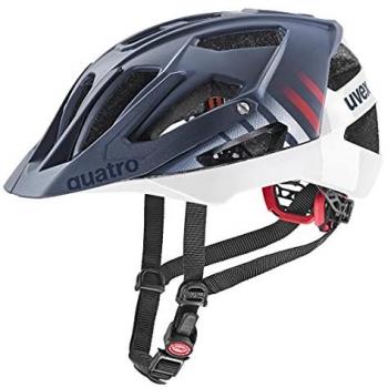Uvex Quatro cc Helm (56-61 cm, 02 deep space/white matt)