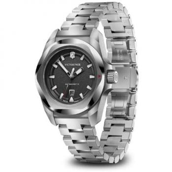 Reloj Analógico Victorinox V242036 con Caja de Acero Inoxidable y Pulsera Negra