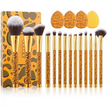 Set DUcare Leopardo 14 brochas + 4 esponjas