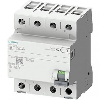 RCD Siemens 8A 3mA Breve Durata Ritardato