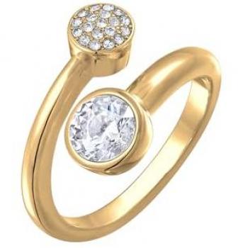 Elli Ring Wickelring Kristalle Silber für Damen