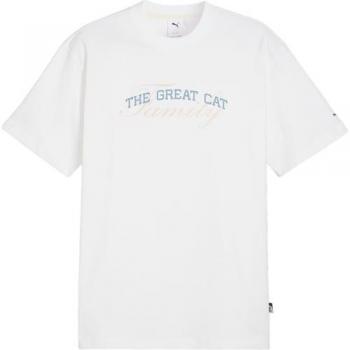 Puma T-Shirt Basket Vintage Bianco Extra Grande