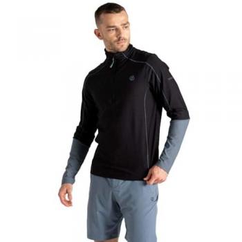 Torrek Lite Men's Half‑Zip Hoodie – Black & Storm (Large)