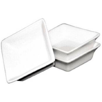 Olympia 75mm Porcelain Square Dishes