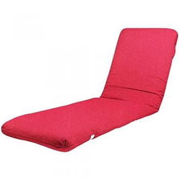 AcolchoRosa: Cojín Tumbona con Relleno de Fibra y Funda de Tela Lavable 180x50 cm