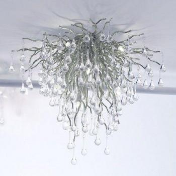 Paul Neuhaus ICICLE Deckenleuchte 9‑Flammen-Design mit G9-Leuchtmittel (ohne Leuchtmittel) – Exklusive G9