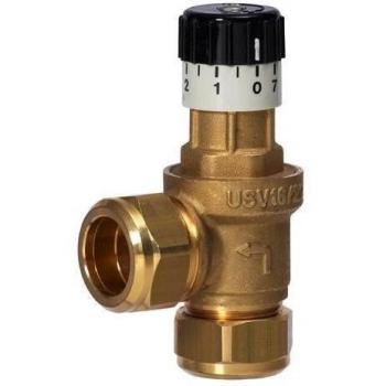 Siemens BPV22 Brass Automatic By-Pass Valve 22mm