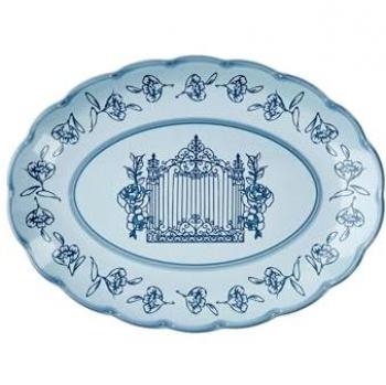 Josephine Oval Plate Guzzini Azzurro Table Set