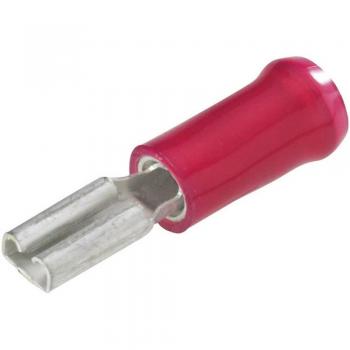 Blue 180° Blade Receptacle, 4.8 mm Wide, 0.5 mm Thick – TE Connectivity 640919‑1