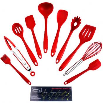 Leakage-Free Black Egg Beater and Spoon Set