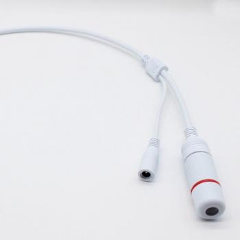 Módulo de alimentación de vídeo CCTV waterproof, cámara de red IP PCB, cable final RJ45 conectores macho hembra y CC con terminales