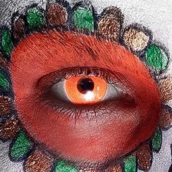 Lentilles de Couleur Fluo Orange