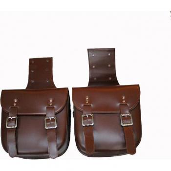 Motorbike PU Leather Luggage Bag