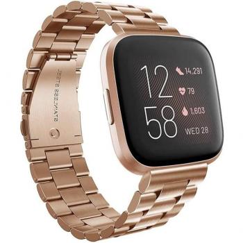 Pulsera Elegante de Acero Inoxidable para Fitbit Versa