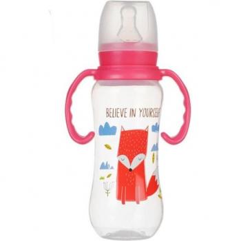 Bouteille d'eau en silicone 240ml avec poignée pour enfants
